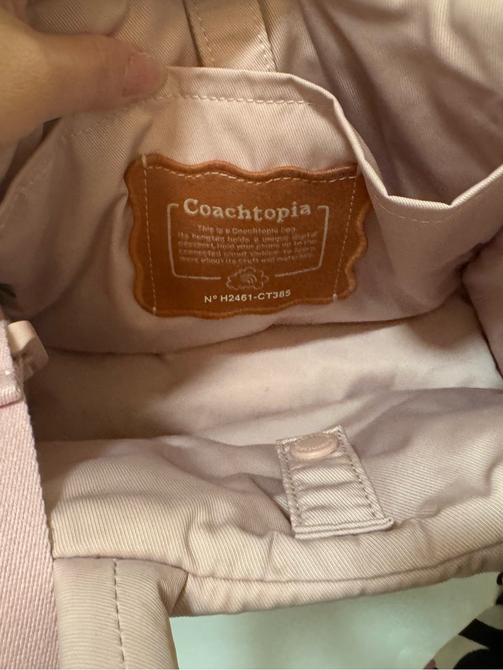 Coach coachtopia mini loop pink puffer puffy tote bag purse crossbody eco recycl - Picture 10 of 16